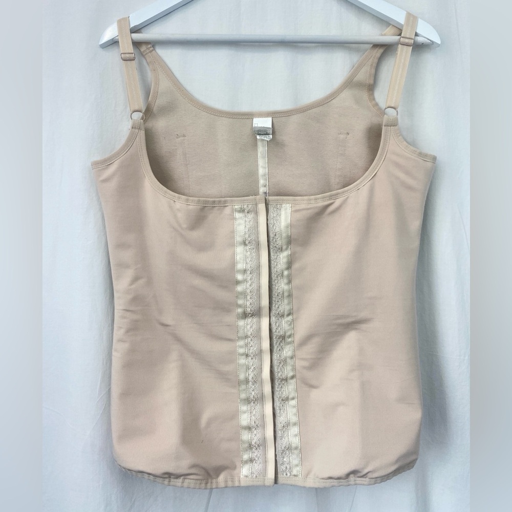 Moldeate Colombian Adjustable Corset Shapewear Posture Support Nude Beige sz XXL
